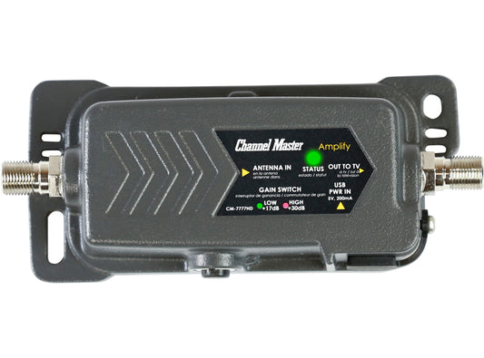 Channel Master Amplify Adjustable Gain Preamplifier, Part Number: CM-7777HD