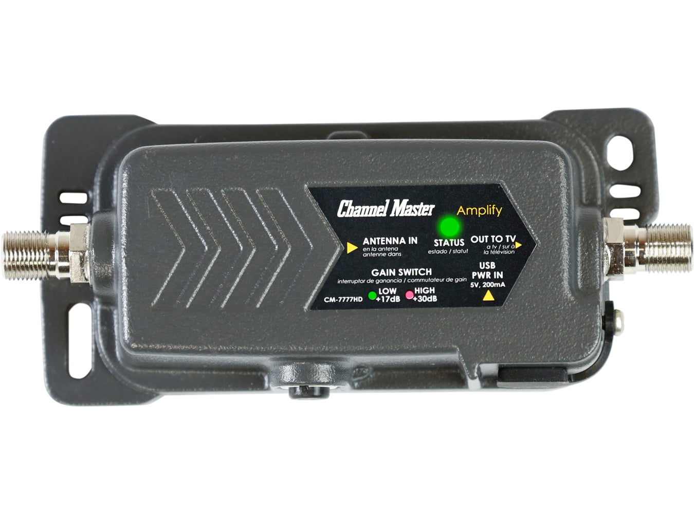 Channel Master Amplify Adjustable Gain Preamplifier, Part Number: CM-7777HD