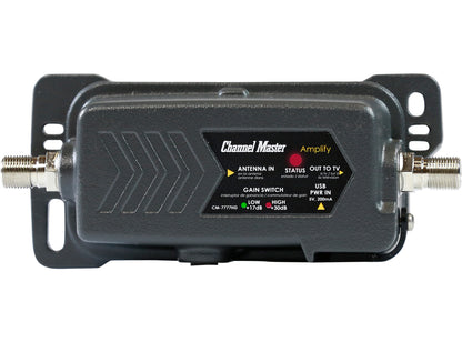 Channel Master Amplify Adjustable Gain Preamplifier Detail, Part Number: CM-7777HD