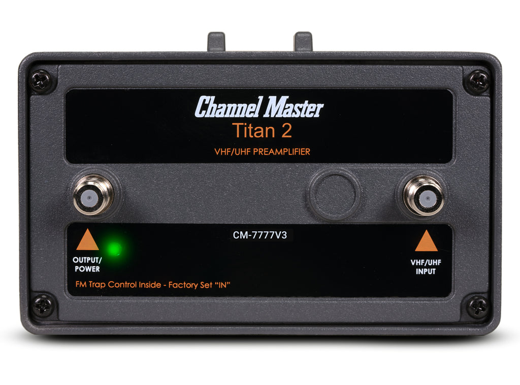 Channel Master Titan 2 High Gain Preamplifier (Version 3), Part Number: CM-7777V3