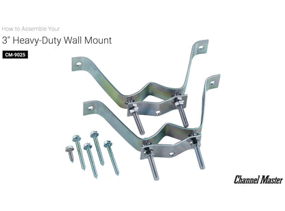 3" Heavy Duty Wall Mount