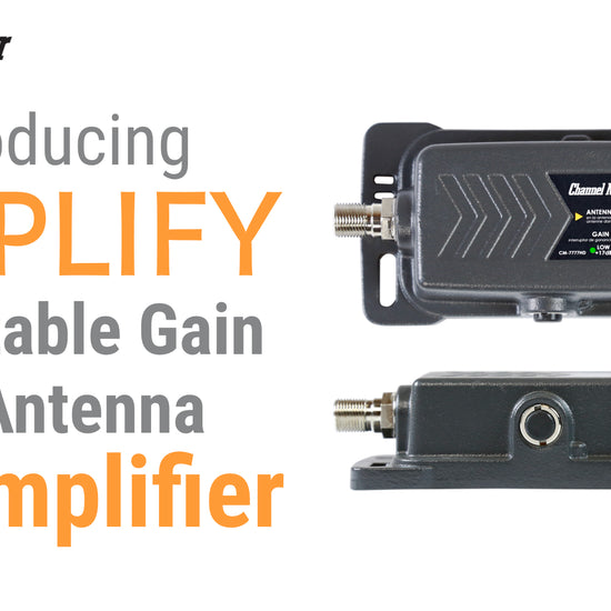 Channel Master Amplify Adjustable Gain Preamplifier Video, Part Number: CM-7777HD