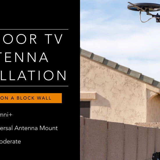 Channel Master Universal Antenna Mount Wall Mount Video, Part Number: CM-3090